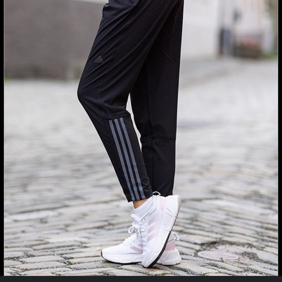 adidas Pants - Adidas Women's run icon 3 stripes wind running pants
